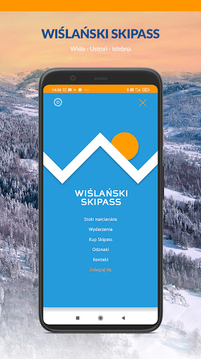 Android application Wiślański Skipass screenshort