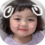 Cover Image of Herunterladen Korean Cute Baby Stickers - Wh  APK