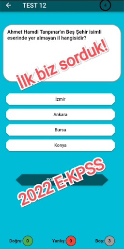 KPSS 2024 Güncel Bilgi Pro Screen 3