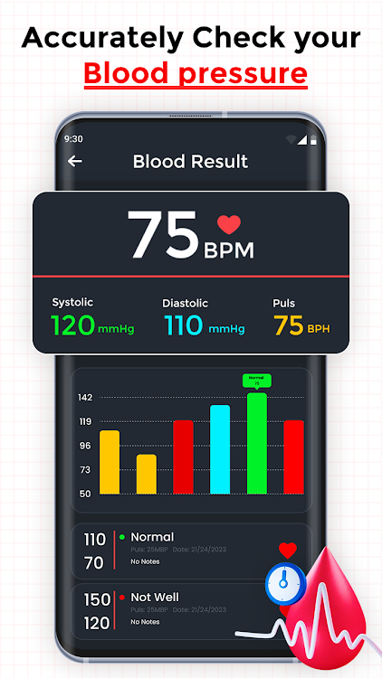 Blood Pressure BP Monitor App - 1.2.0 - (Android)