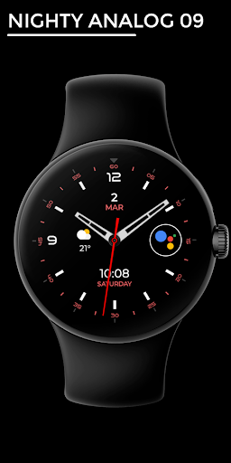 Nighty Analog 09 - watch face screenshot 6