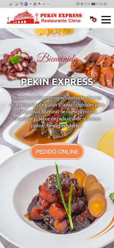 Android application Restaurante Pekín screenshort