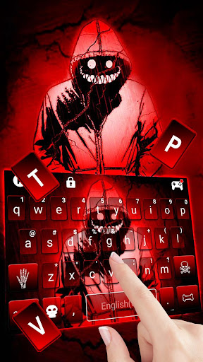Creepy Red Smile Theme Screen 2