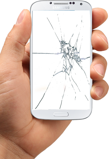 Broken Screen Smartphone Frame Screen 2