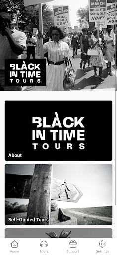 Android application Black in Time screenshort