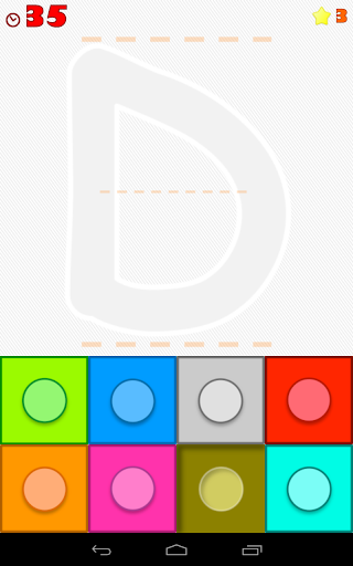 Screenshot of Kids Write ABC!