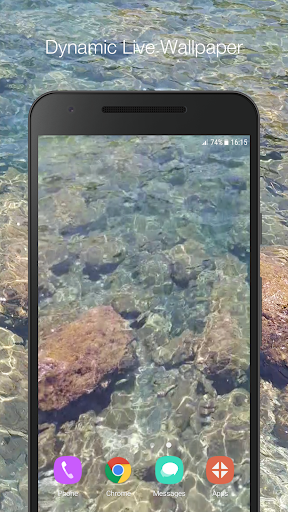 Android application Real Water Live Wallpaper Pro screenshort
