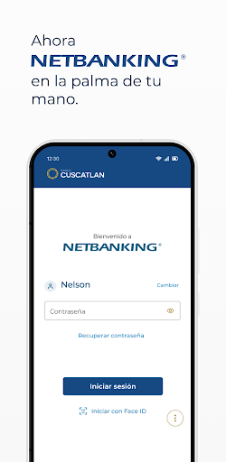 Android application NetBanking Empresarial screenshort