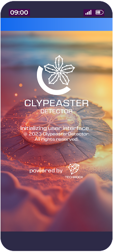 Android application Fossil Clypeaster Detector screenshort