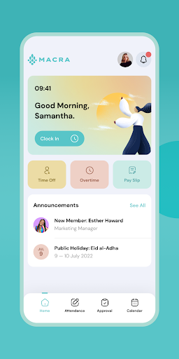 Android application Macra screenshort