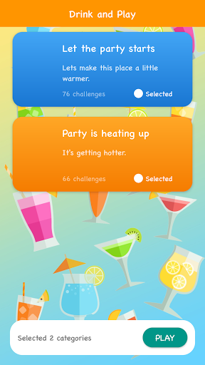 Android application Drink and Play screenshort