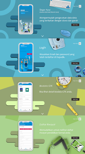 Android application Sisgur screenshort