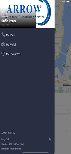 Android application Arrow screenshort