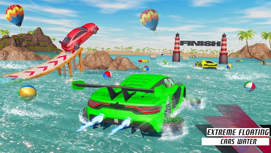 water car surfer racing stunts MOD APK (UNLIMITED GOLD) 4