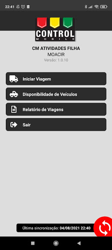 Control Móbile - Atividades Screen 2