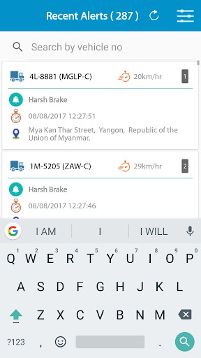VehLocate Screen 3
