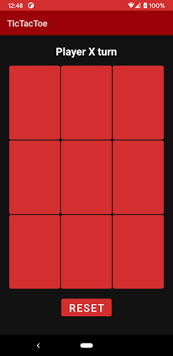 Android application TicTacToe screenshort