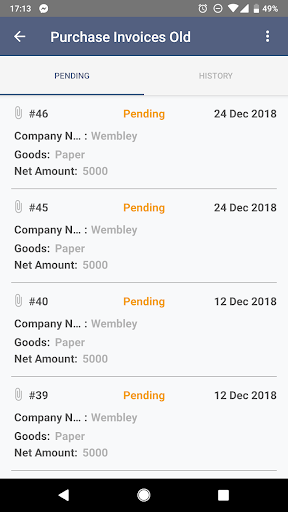 Spindle Approvals Screen 3
