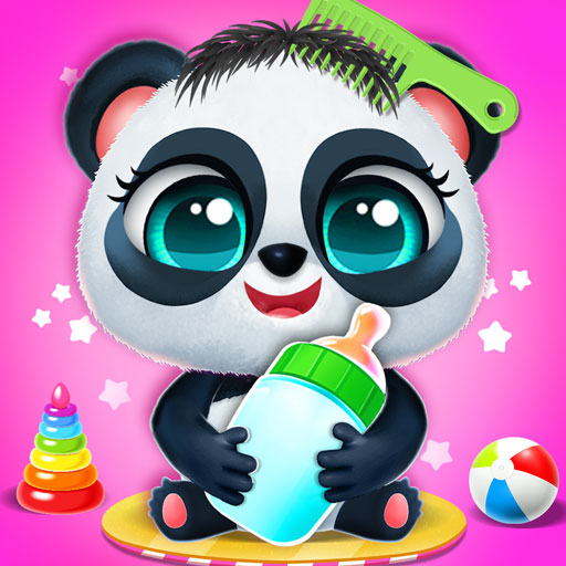 Sweet little baby panda care  Icon