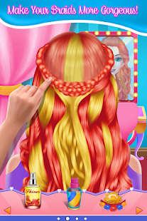 Fashion Braid Hairstyles Salon-girls games