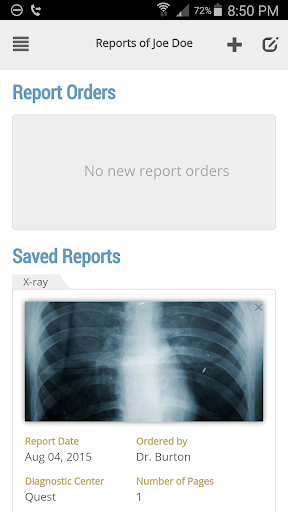 Android application CureCompanion screenshort