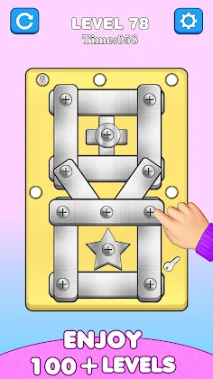 Screw Nuts & Bolts Pin Puzzle - Screenshot 4