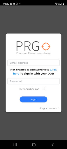 Android application PRG eTimesheets screenshort