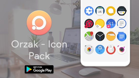 Orzak - Icon Pack (DISCONTINUE Tangkapan layar