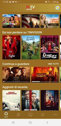 Android application TIMVISION APP screenshort