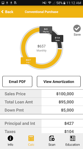 Screenshot of Vault Mortgage