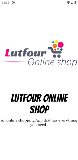 Android application Lutfour Online Shop screenshort