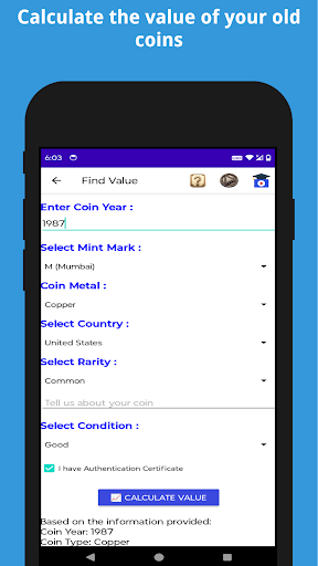 Sell old coins online Screen 2
