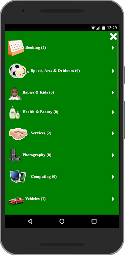 Android application izzumes screenshort