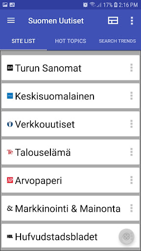 Suomen Uutiset Screen 3