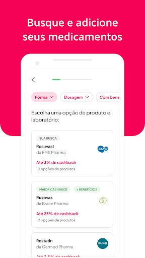 Android application Healward - Cashback da Saúde screenshort