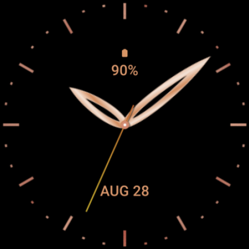 Rose Gold Prime Watch Face Logo