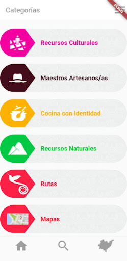 Android application Azudestino screenshort
