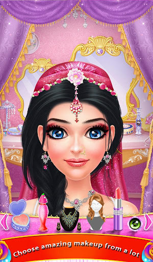 Android application Indian Bride Hair Do Designs screenshort