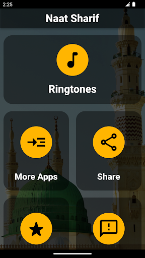 Android application Naat Sharif Ringtones screenshort