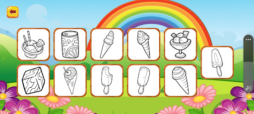 Screenshot of Coloring Book: Games for Girls