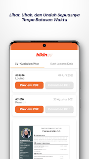 BikinCV : CV & Resume Maker