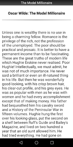 Oscar Wilde Model Millionaire Screen 2