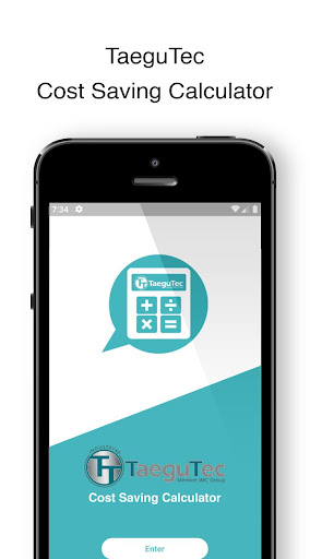 Android application TaeguTec Cost Saving Calculato screenshort