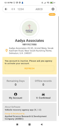 Aadya Associates Screen 2