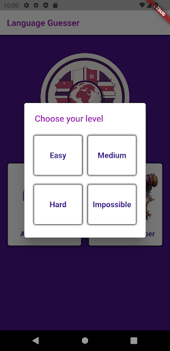 Language Guesser Screen 2