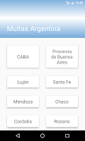 screenshot of Multas de tránsito Argentina
