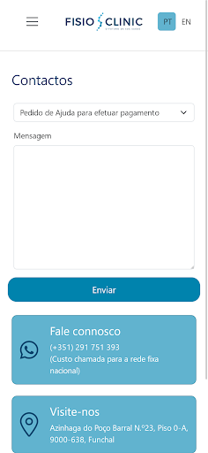 FisioClinic Screen 2