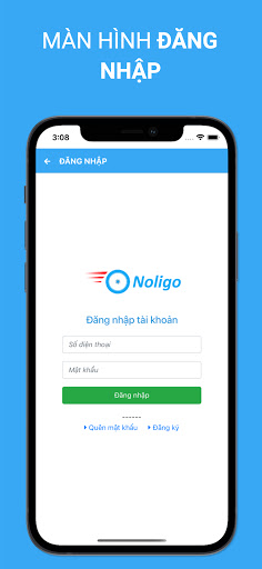Android application Noligo - Đi nhờ xe screenshort