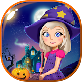 Halloween Doll House Games 3D icon