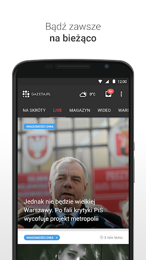 Gazeta.pl LIVE Wiadomości 3.5.3 screenshots 1